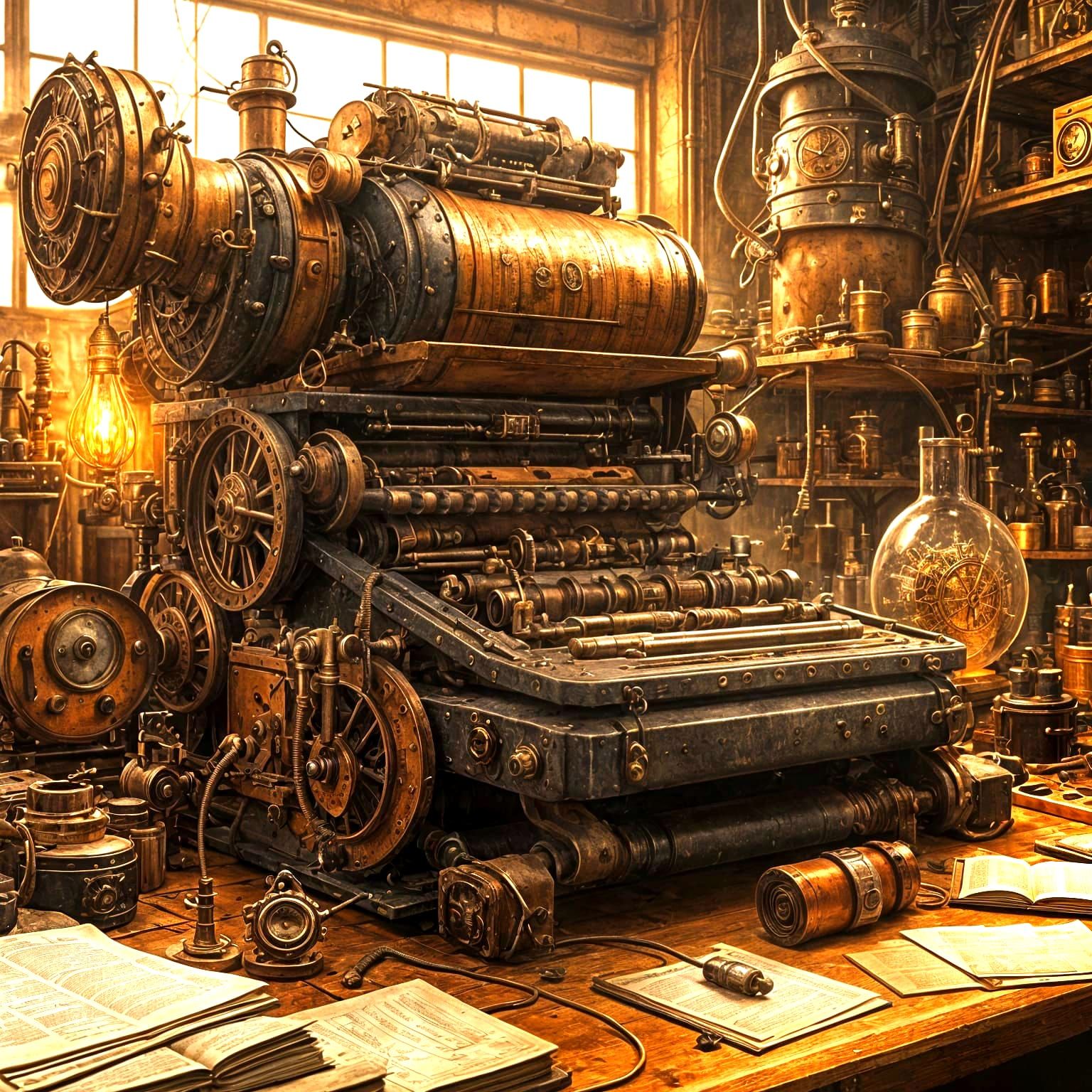 Steampunk typewriter?