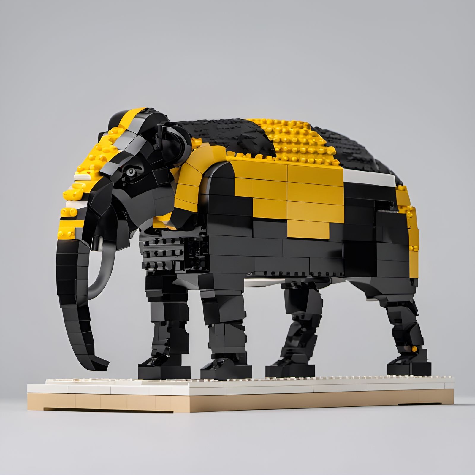 Lego Mastodon in Bauhaus Style