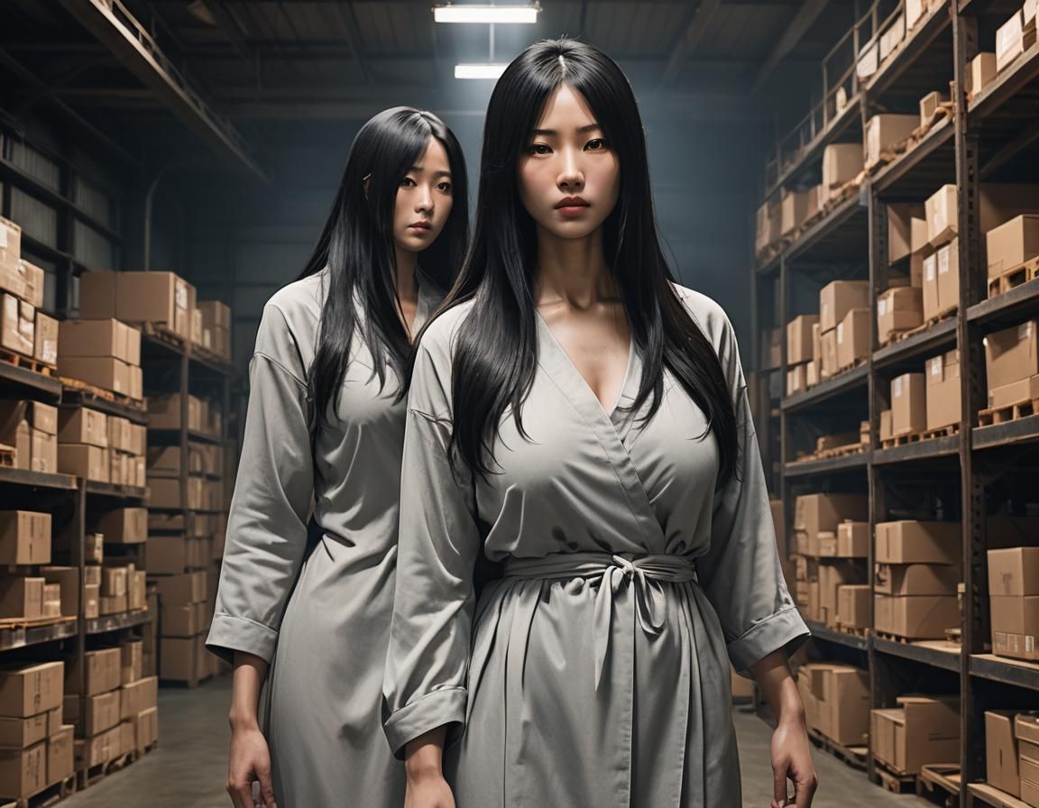 Echoes of Sadako: A Warehouse Haunting