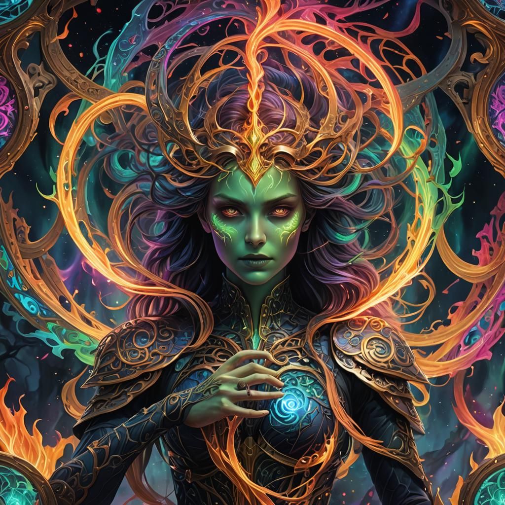 Feral Bugbear with Battle Hammer in Forest