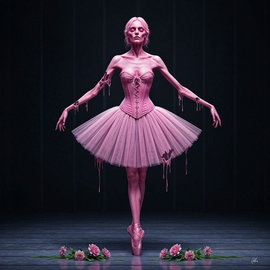 Decaying Ballerina's Dance of Destruction: A Hyperrealistic ...
