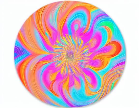 Kaleidoscopic Garden in Surrealist Style