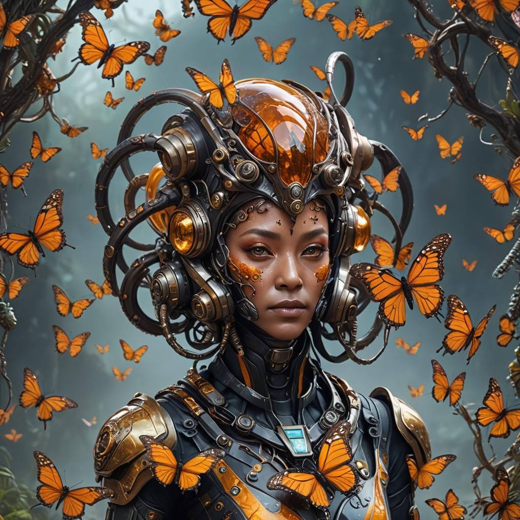 Octopus Elephant Alien with Butterfly Ears, Hyperrealism