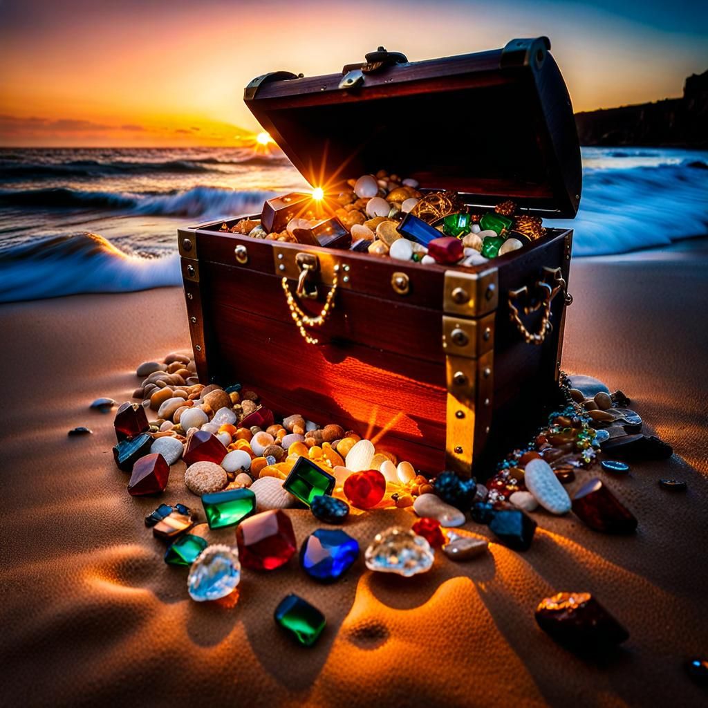 Sunken Treasure Cove at Sunset