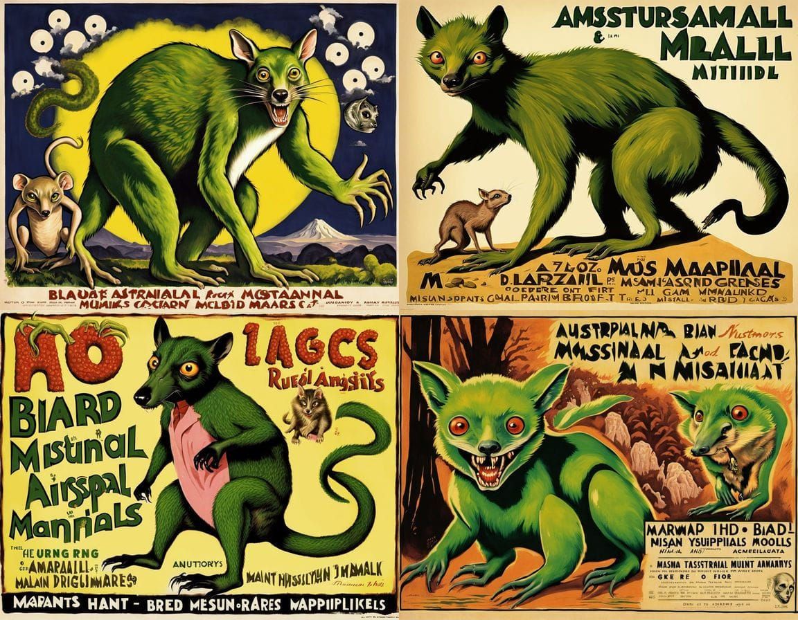 Mysterious Australian Marsupial Creatures Emerge in a 1930s ...