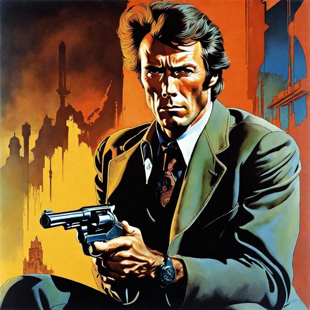 Clint Eastwood as "Dirty" Harry Callahan ๐ฆ๐๏ธ๐จ