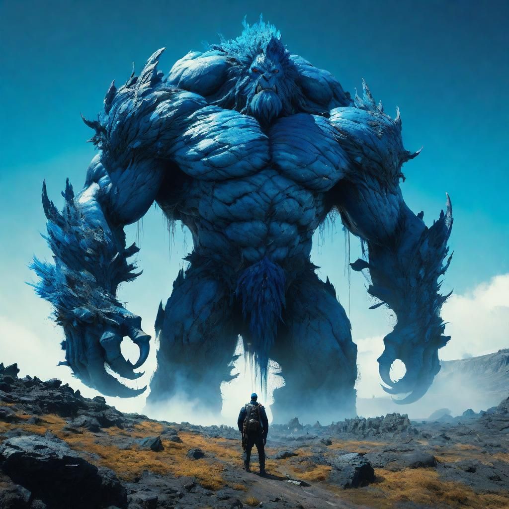 A Smurf? maybe but a big One