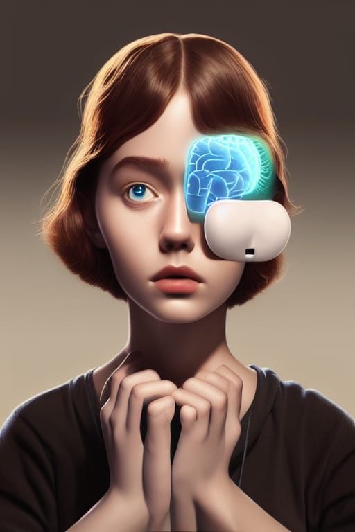 Student Brain-Computer Interface in Detailed 3D Art