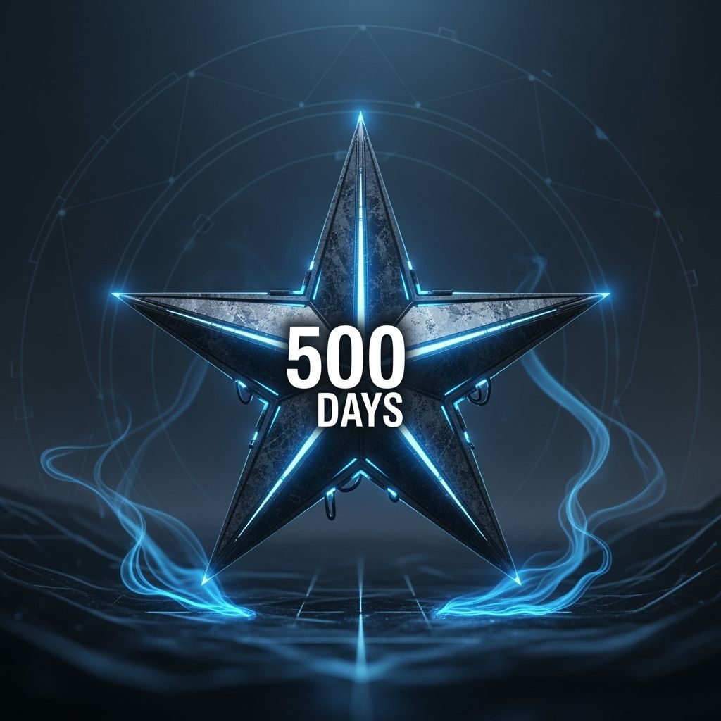 Stylized Star Symbolizes Nightcafe Participation in Digital ...