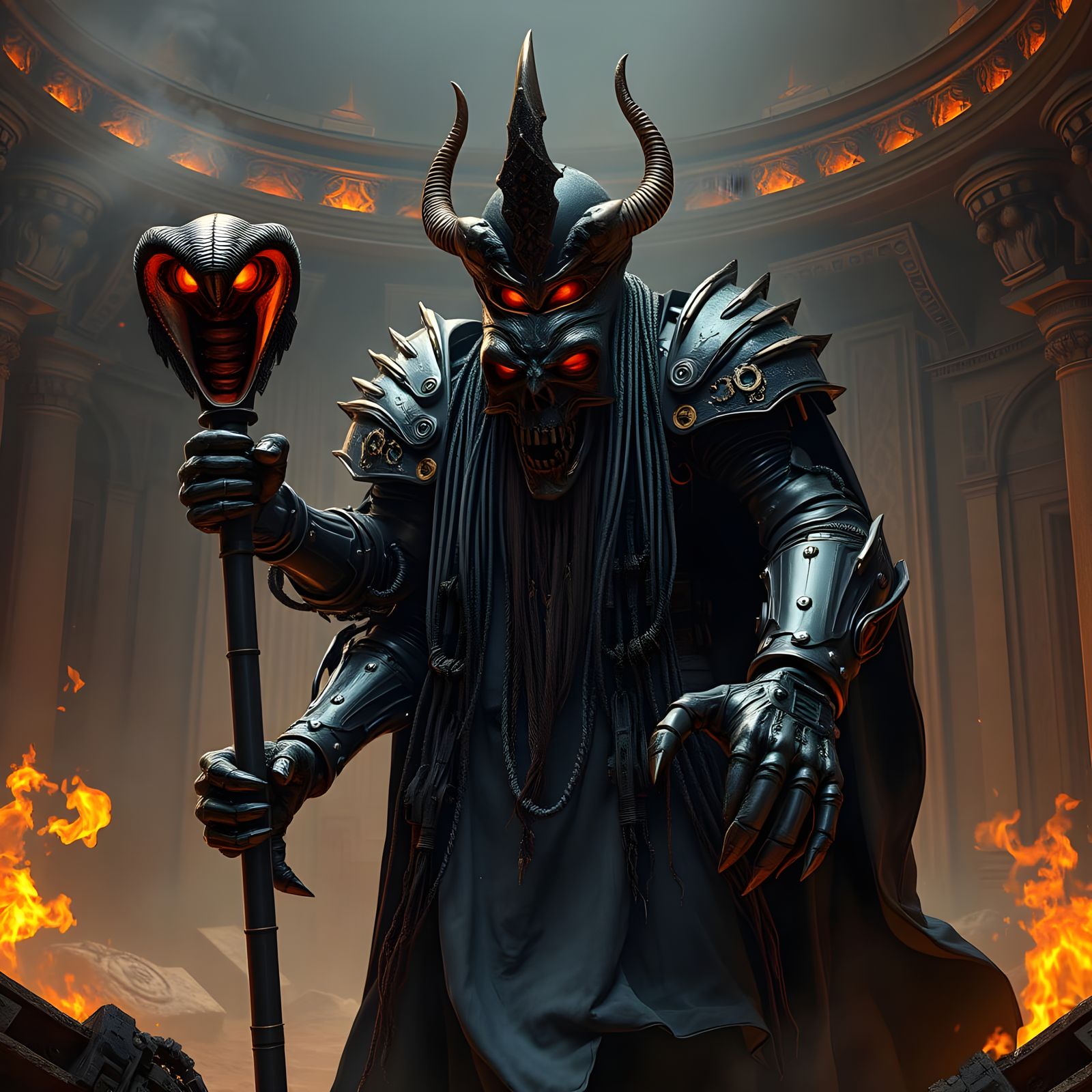 Biomechanical Jafar: A Dark, Ultra-Realistic Reimagining