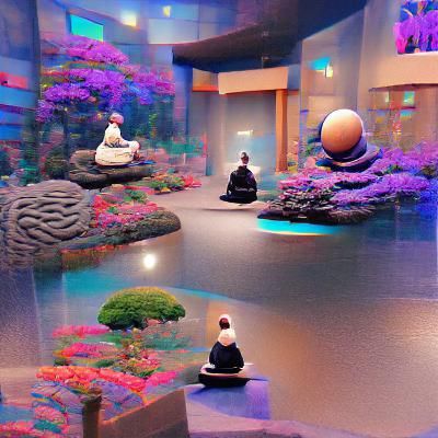 AI Image of a Zen Concept