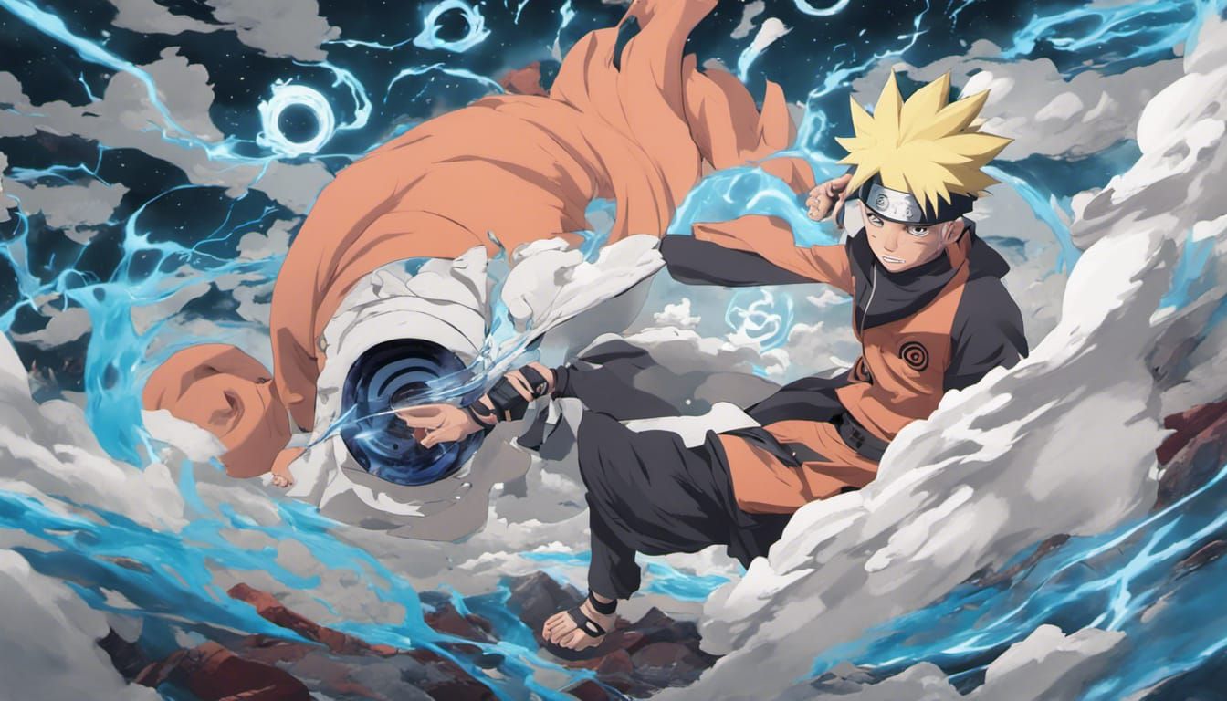 Naruto with Rinnegan: Detailed Matte Painting