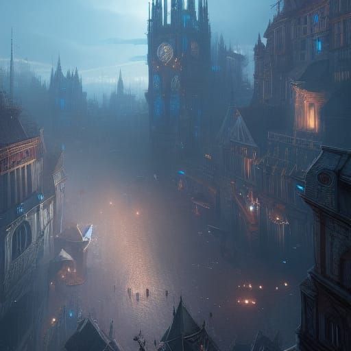 Gliwice: Dark Fantasy City in Unreal Engine