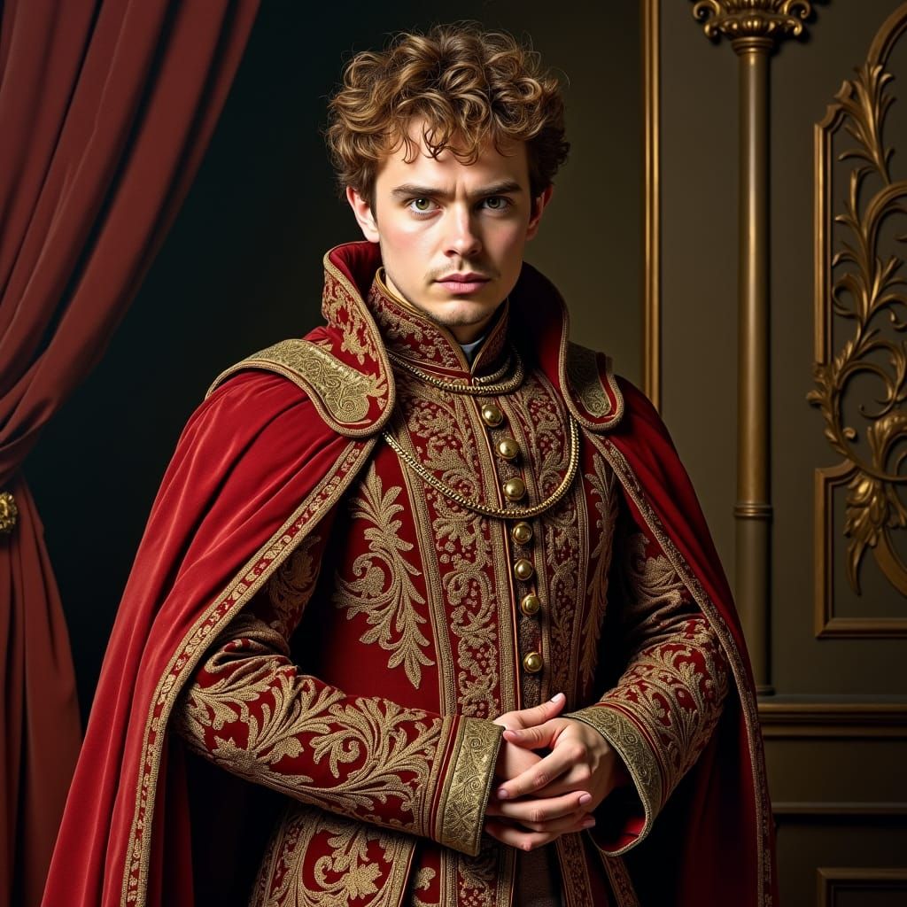 Tyrion Lannister Portrait in Medieval Style