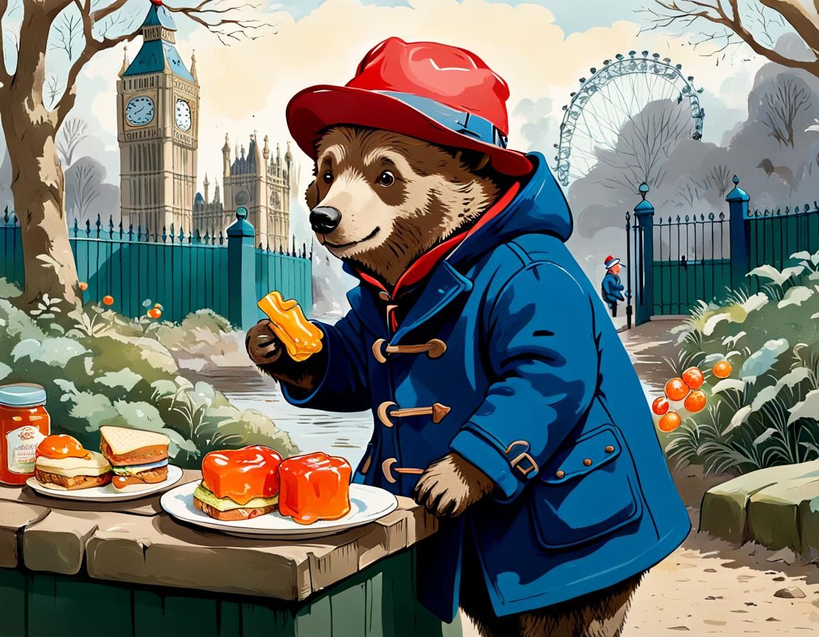 Paddington Bear's Marmalade Sandwich at London Zoo