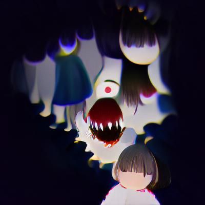 Abstract Nightmare Generated by AI