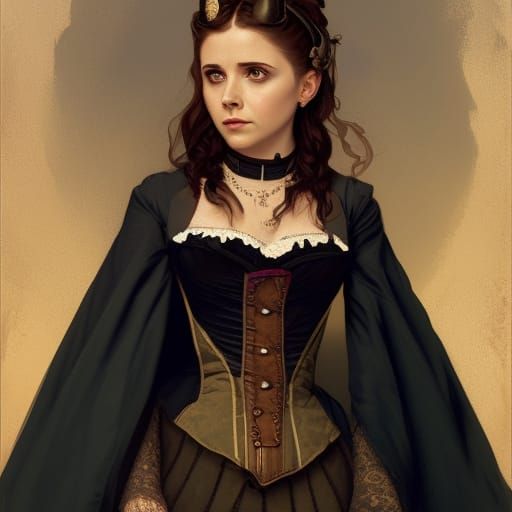 Steampunk Buffy the Vampire Slayer Portrait