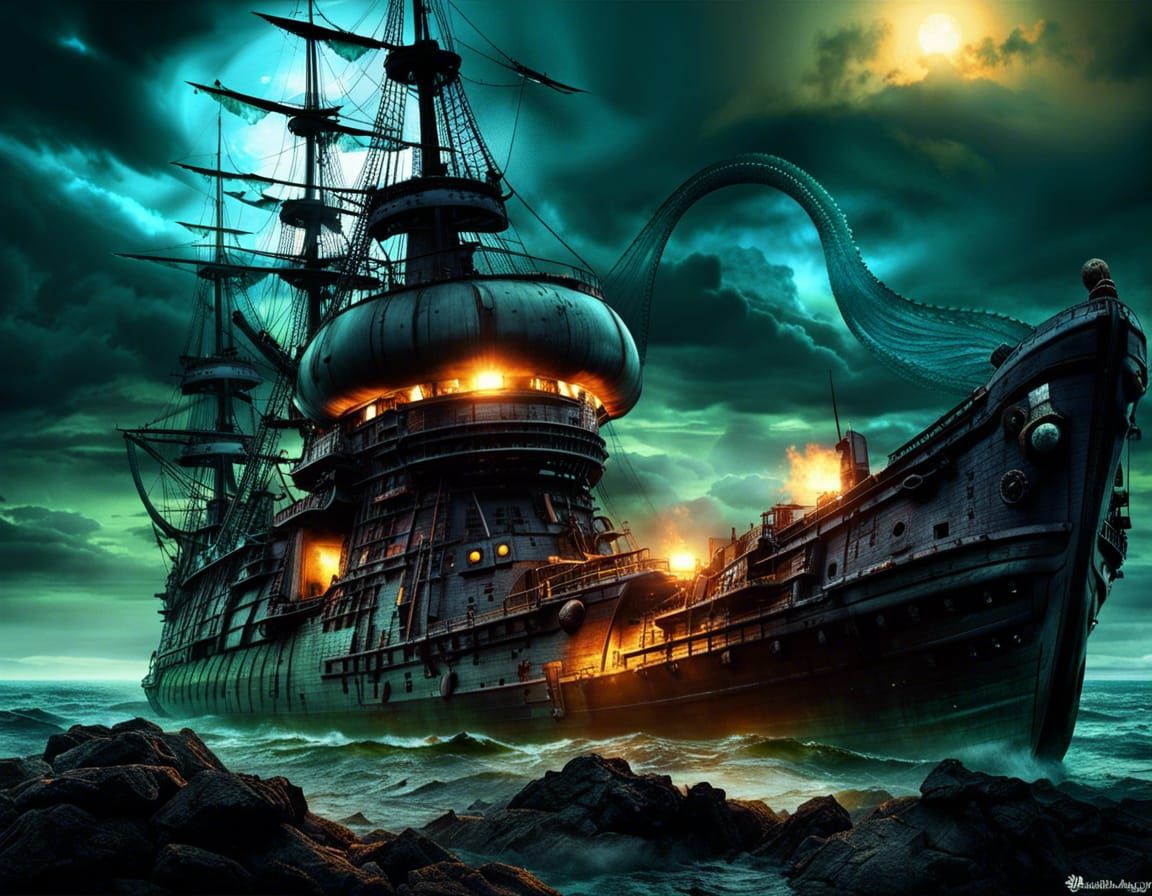 Haunted Warships in Space: a Grotesque Cosmic Horror