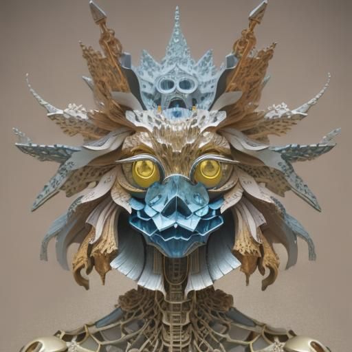 Psychedelic Leaves in Vivid Oil Painting