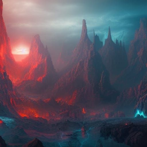 Fantastical End of Time Concept Art