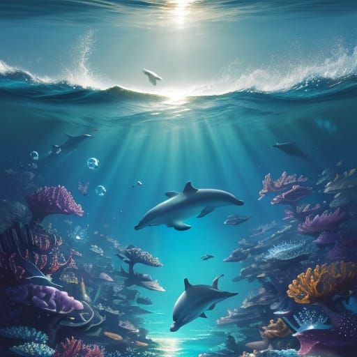 Magical Dolphin Ride at Golden Hour