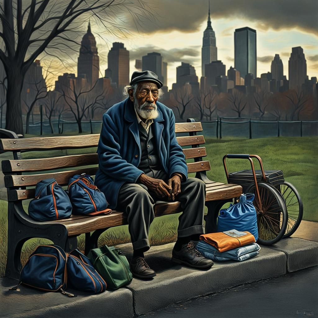 Hobo in the Bronx: Hyperrealistic Surrealism