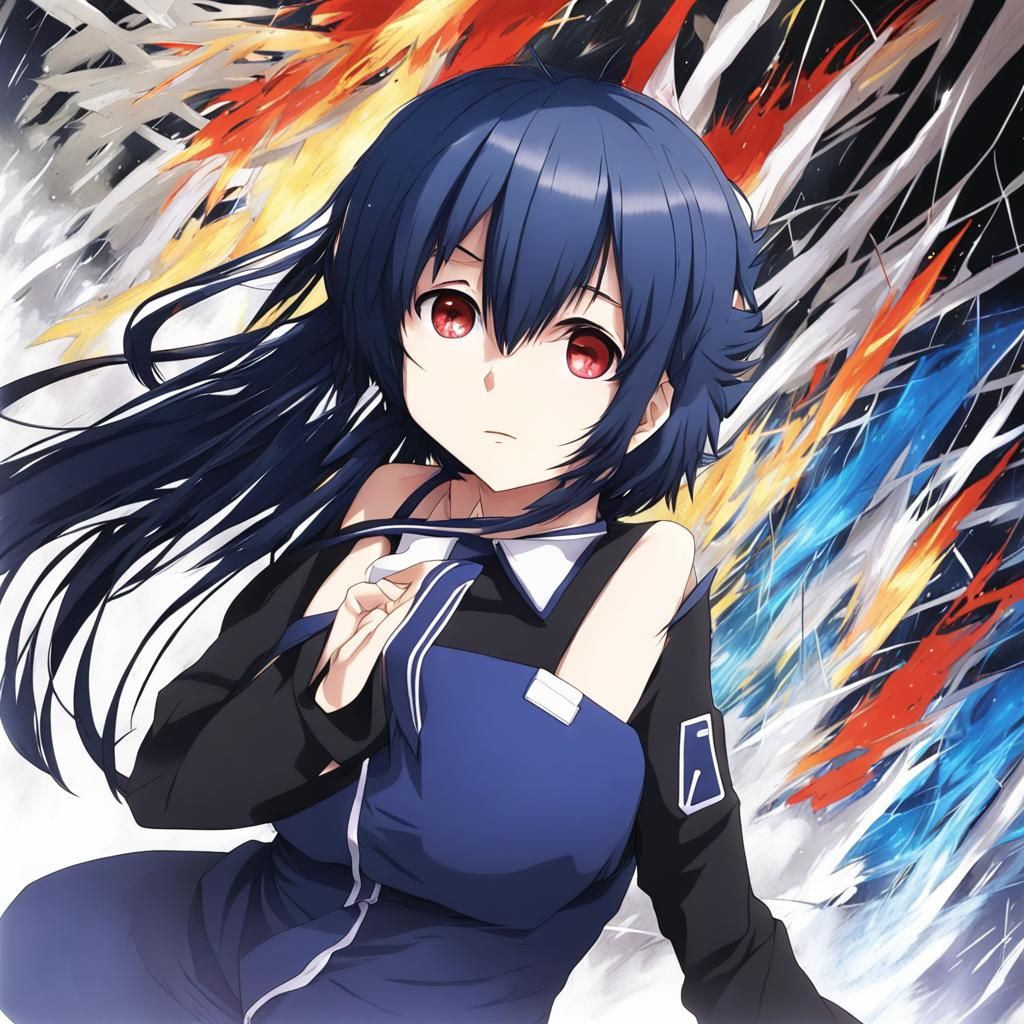 Anime-Style Portrait Inspired by Japanese Manga Art