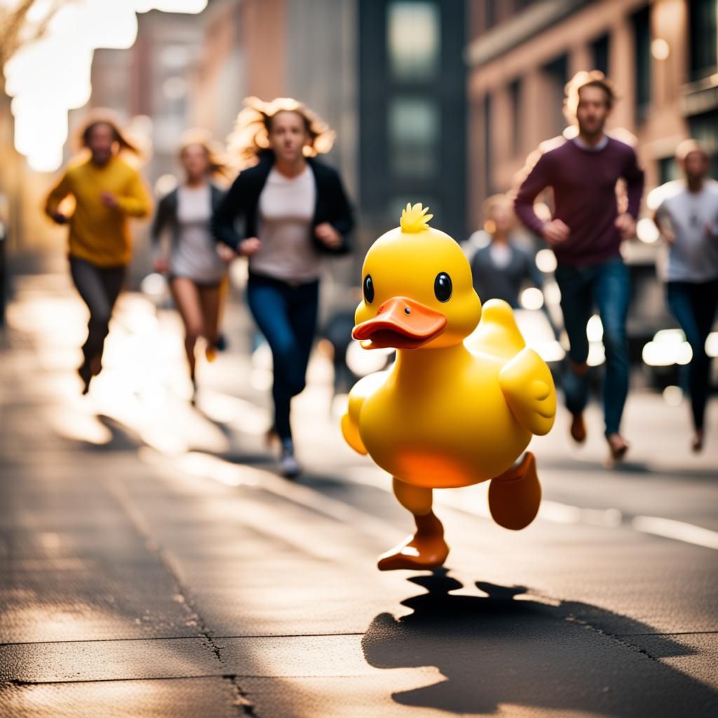 Giant Duck Invasion: City in Chaos