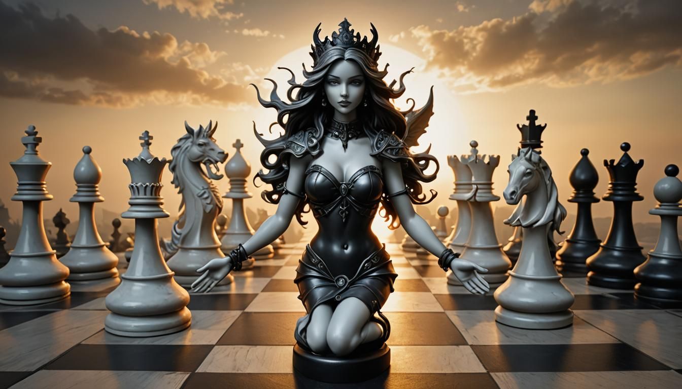 The queen of chess.  (2)