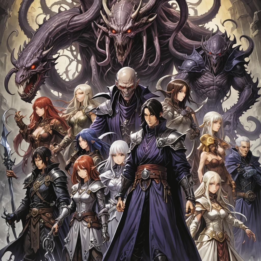 Anime-Style Party Embarks on a Forgotten Realms Adventure