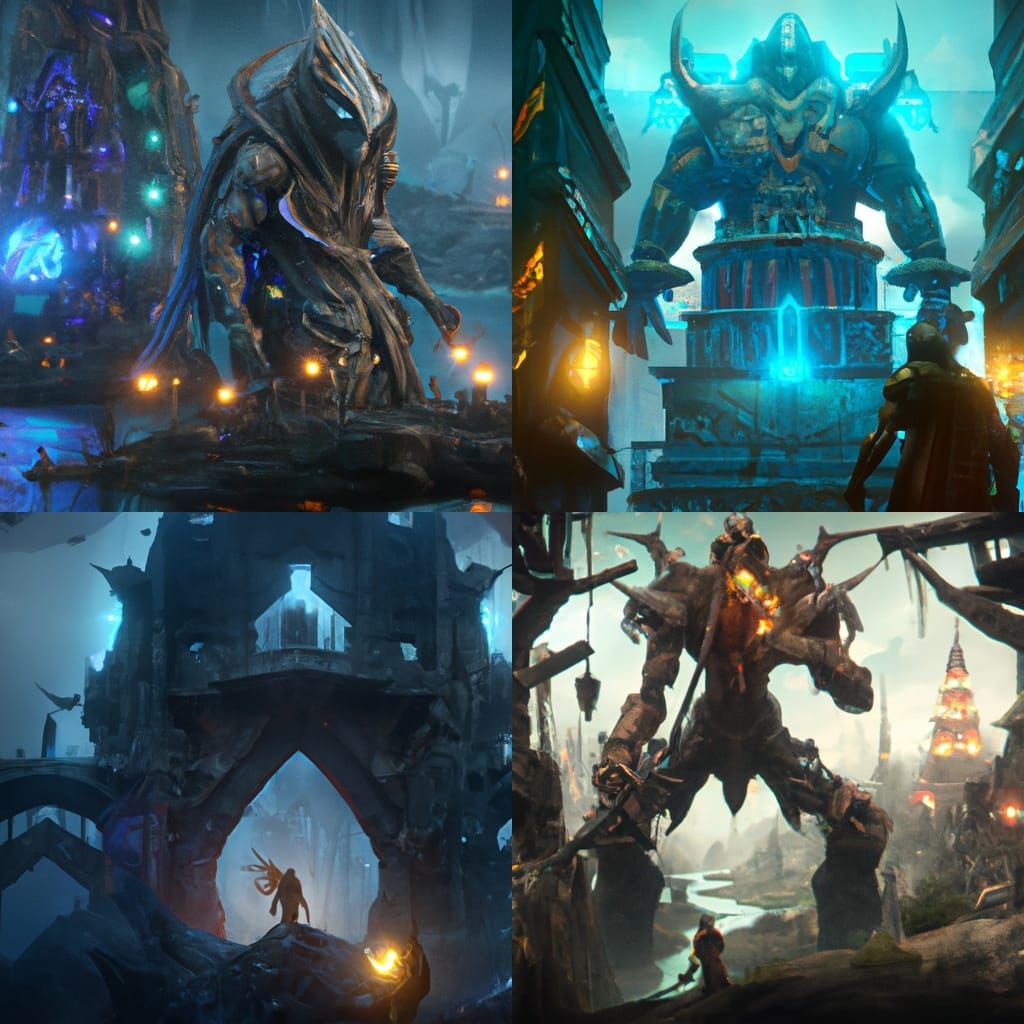 Antichrist: Detailed Matte Painting in Deep Color