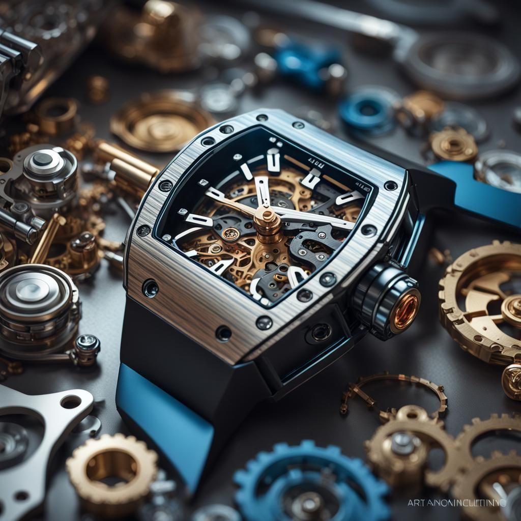 Richard Mille Watch Still Life in Hyperrealistic Detail