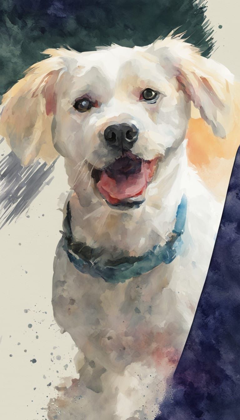 Vibrant Watercolour Painting of a Treasured Object