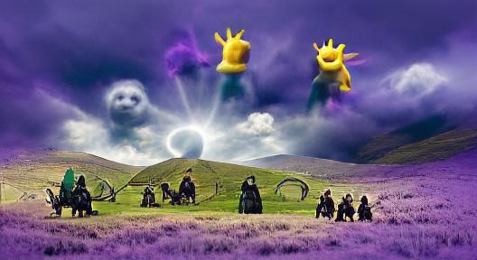 Teletubbies Recreate Lord of the Rings