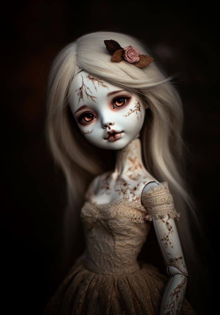 Dollequin Embodiment in a Necromantic Sunset