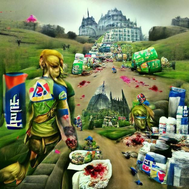 Zombie Apocalypse Devastates Hyrule: Hyperrealistic Aftermat...