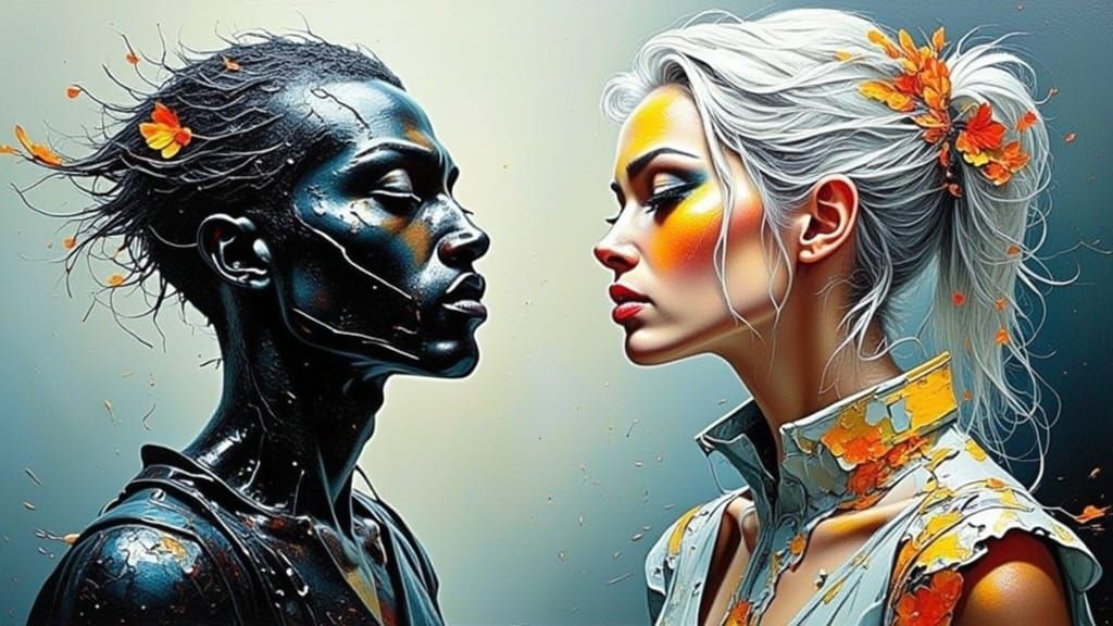 Cyberpunk Landscape in a Futuristic Metropolis