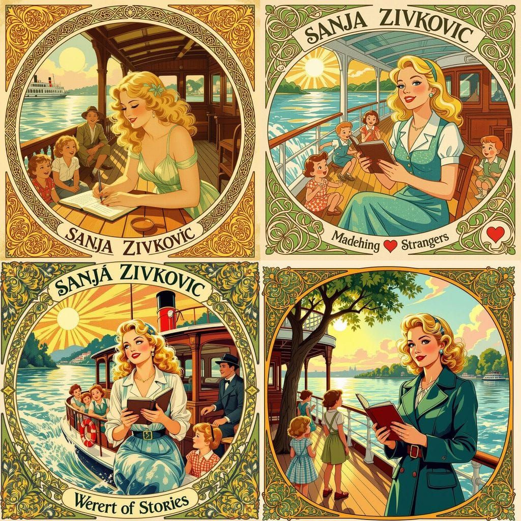 Art Nouveau Detective Sanja on Riverboat