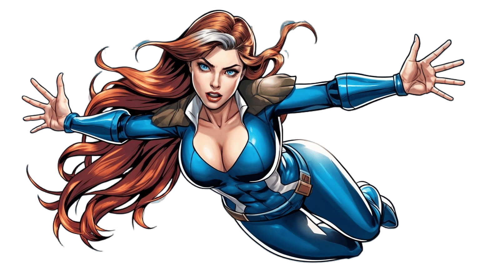 Rogue of X-Men Soars Through the Skies in Elegant Flight