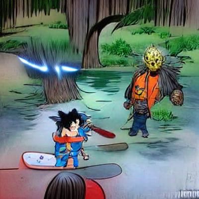 Jason Voorhees Meets Goku: An Unlikely Encounter