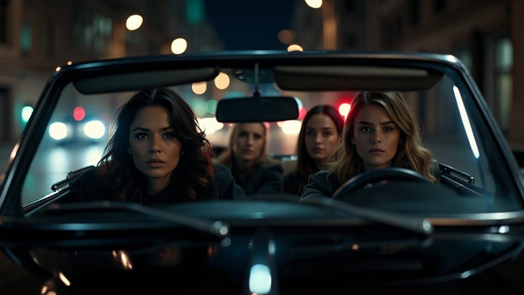 Turkish Crime Drama Nighttime City Chase