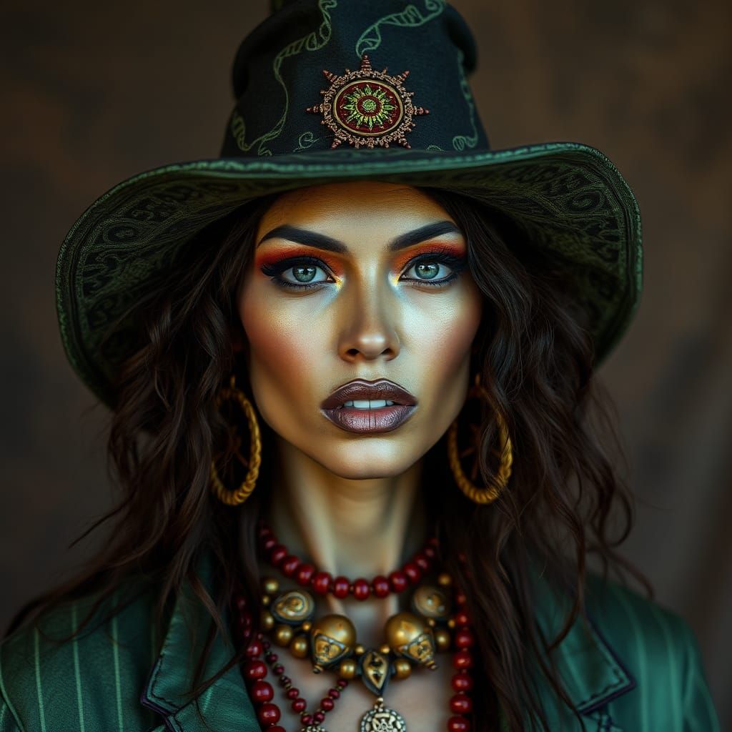 Supermodel Witch Doctor: A Fusion of Worlds