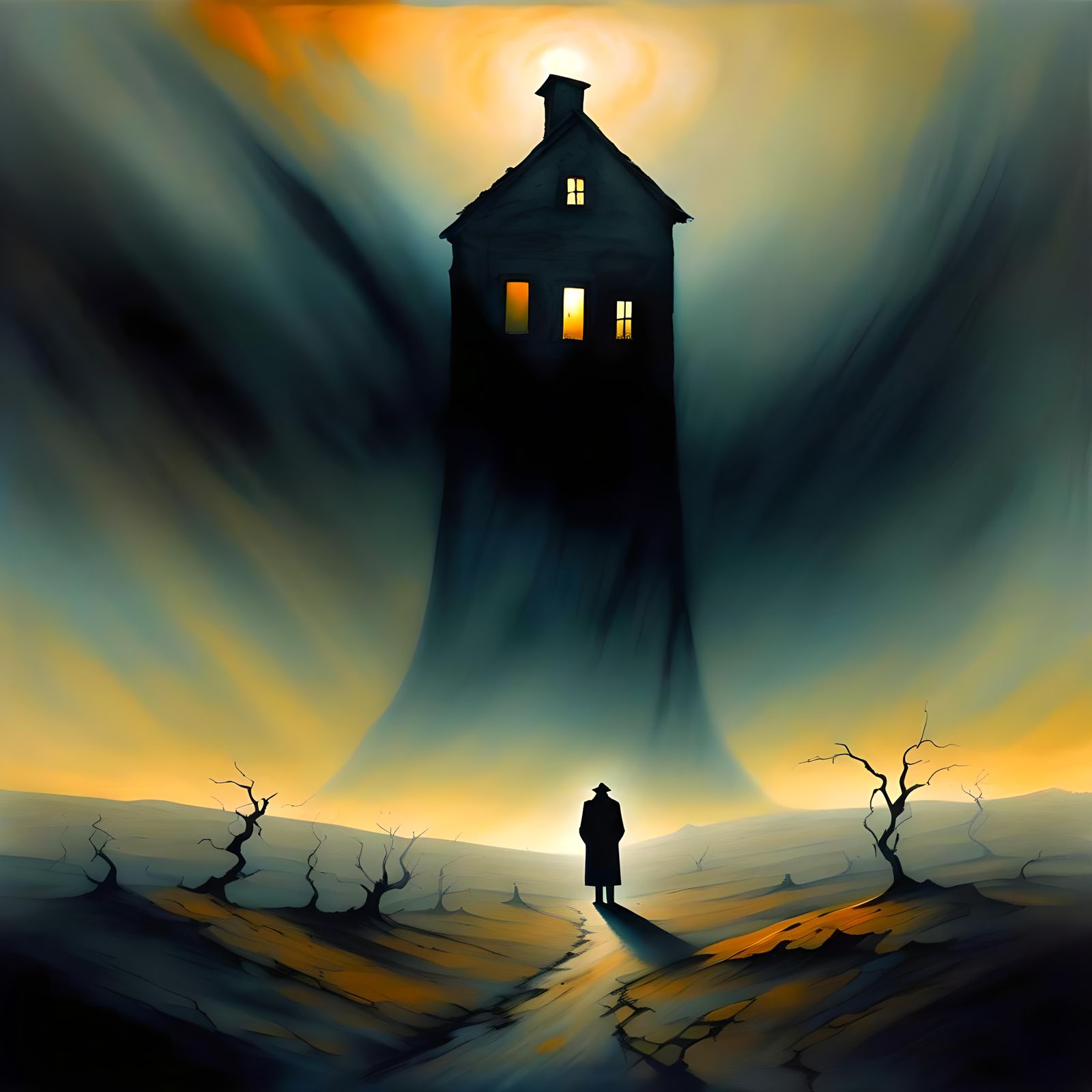 Monochromatic Inner World: An AI Interpretation