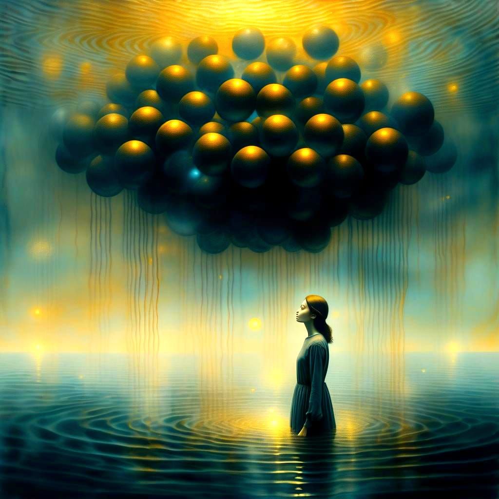 Abstract Monochromatic Landscape