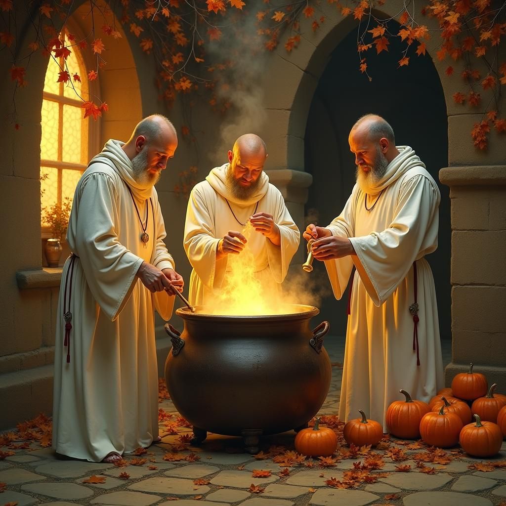 Medieval Monks Brewing Pumpkin Spice Liqueur