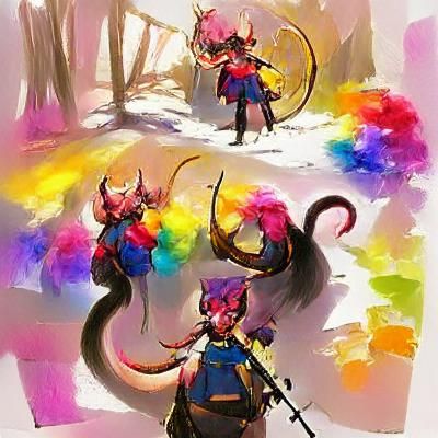 Dynamic D&D Ranger Character Concept Art