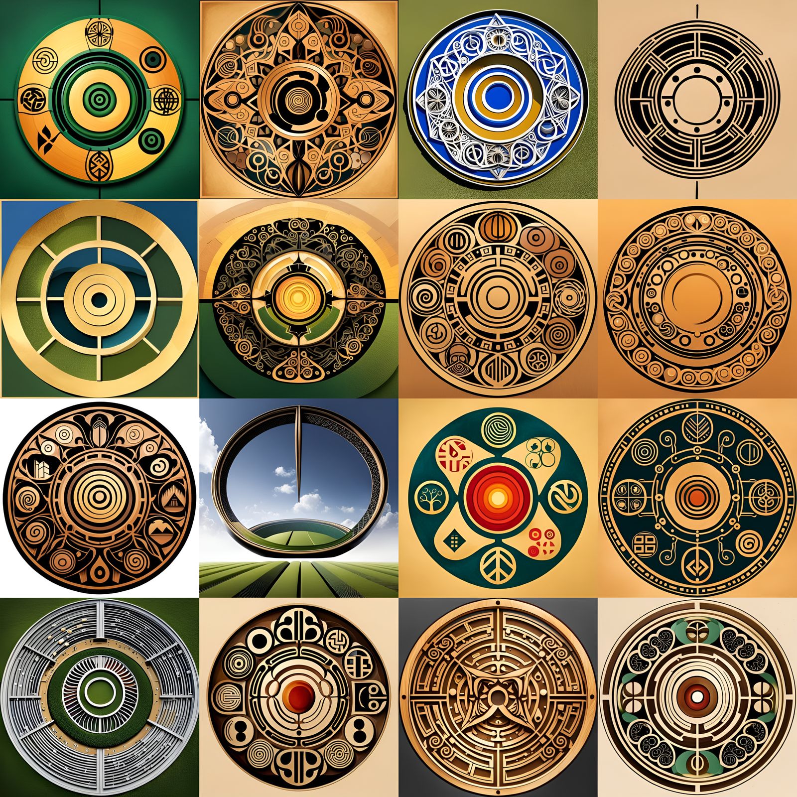 Inspired by Crop Circles