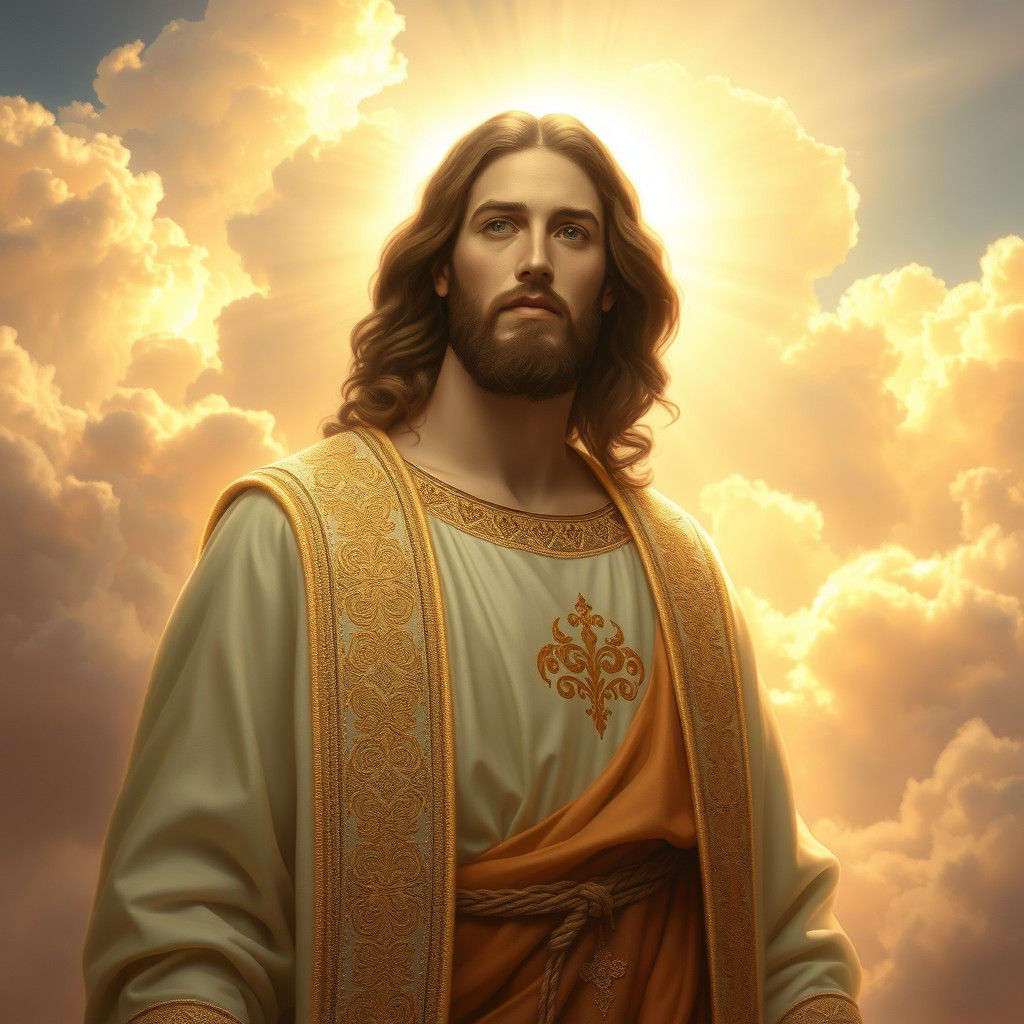 Radiant Jesus Christ in Divine Light