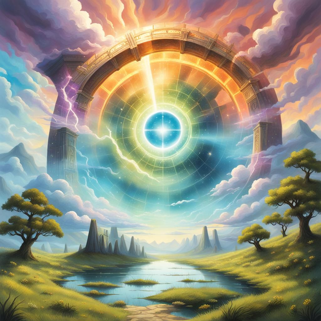 Mystic Portal Opens in the Sky