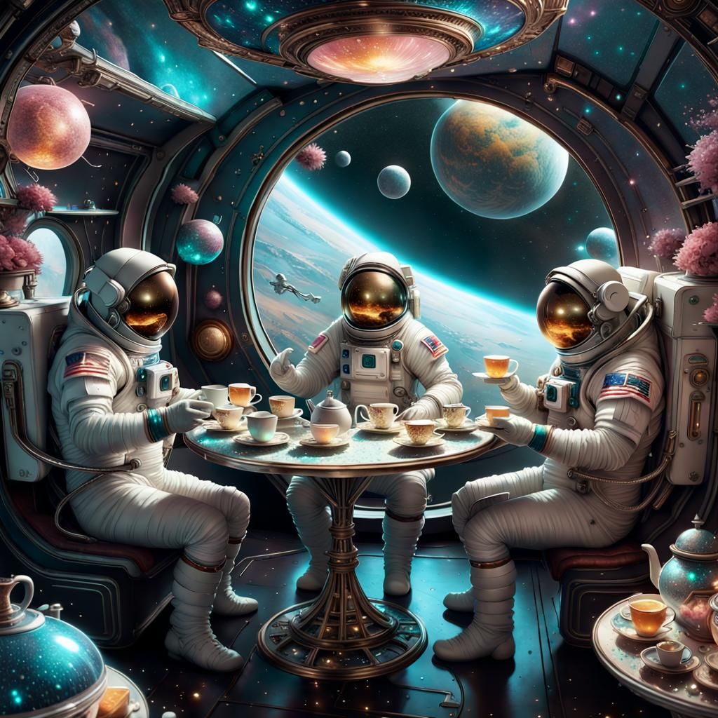 Astronaut Tea Party